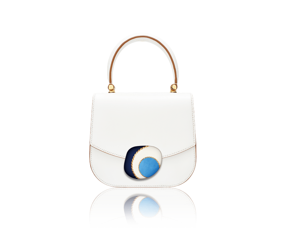 APHRODITE 168 Gold White Box Calf with SIXTY-SIX MARMORINO G03 Gem