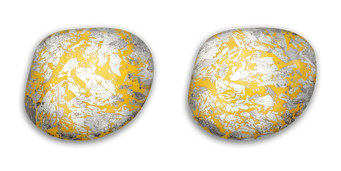 Artist Series - ARCTIC I White & Grey Gold Citrine G03